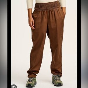Lucy & Yak Alexa Cotton Twill Trousers Cocoa Brown XL